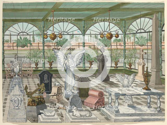 Monument Display Room, 1888, 1935/1942. Creator: Perkins Harnly.