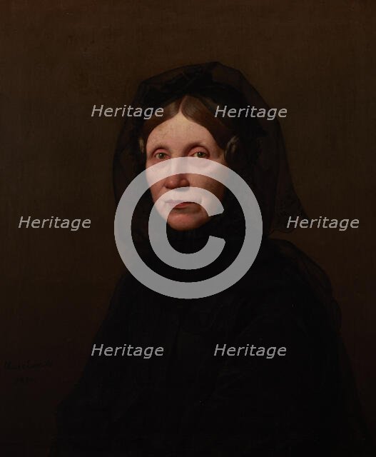 Portrait of Wife, 1864. Creator: Jan Kanty Ignacy Maszkowski.