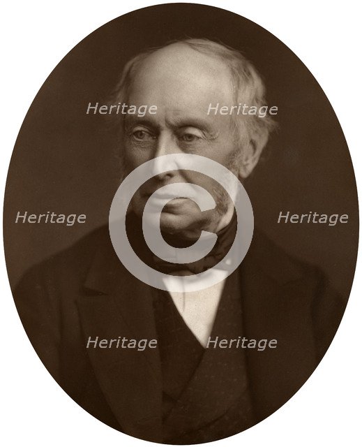 Samuel Morley, MP, industrialist and politician, 1882.Artist: Lock & Whitfield
