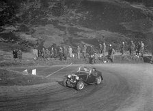 MG Magnette of CS Grant at the RSAC Scottish Rally, Devil's Elbow, Glenshee, 1934. Artist: Bill Brunell.