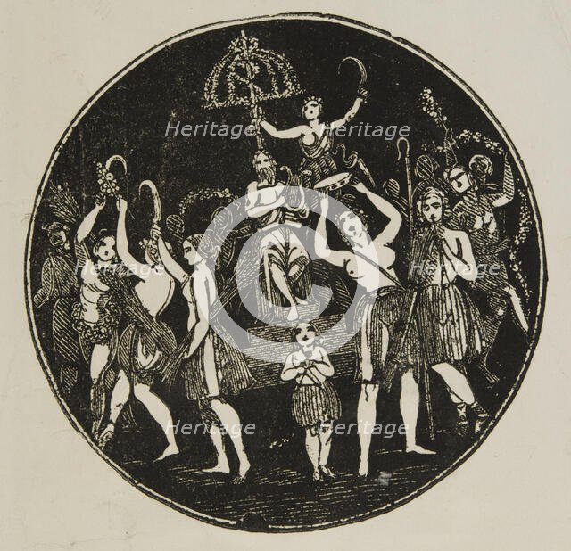 Professor Kist's Poses Plastiques and Tableaux Vivans at the Egyptian Hall, Piccadilly, 1846.  Creator: Unknown.