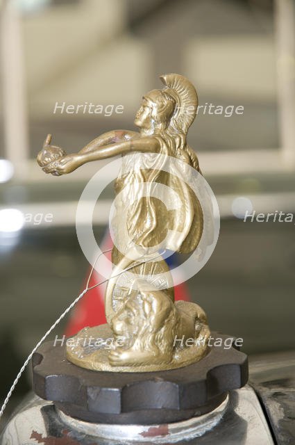 Britannia mascot on King George VI Lanchester 1934. Creator: Unknown.