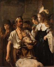Salome receives the head of John the Baptist, c.1640-c.1645.  Creator: Circle of Rembrandt van Rijn.