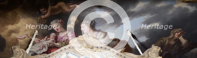 Allegory of the birth of King Charles XI, 1668. Creator: David Klocker Ehrenstrahl.