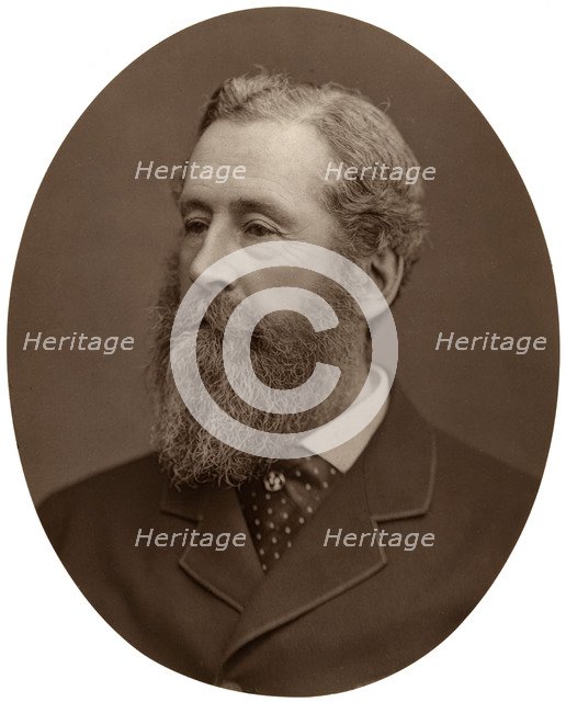 Duke of Abercorn, Lord Lieutenant of Ireland, 1876.Artist: Lock & Whitfield