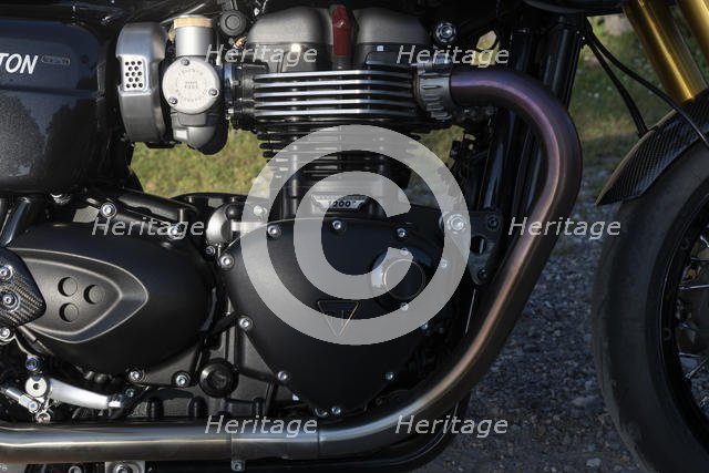 2019 Triumph Thruxton TFC 1200cc. Creator: Unknown.