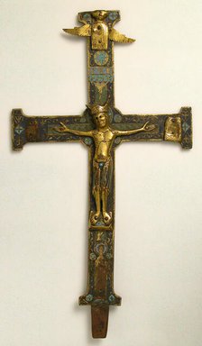 Crucifix, French, 13th century. Creator: Unknown.