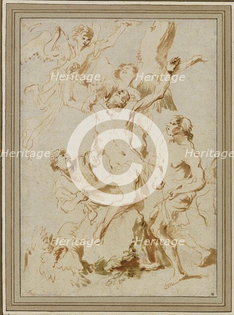 The Martyrdom of St. Bartholomew. Creator: Giovanni Benedetto Castiglione.