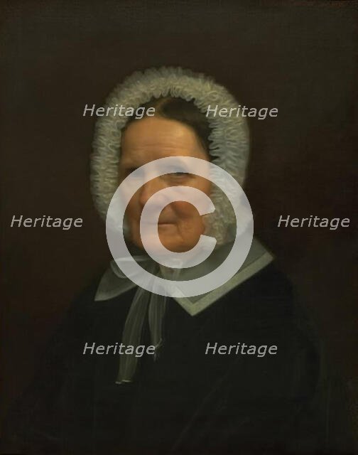 Johanne Marie Gertner, née Lassen, the artist's mother, 1846. Creator: Johan Vilhelm Gertner.