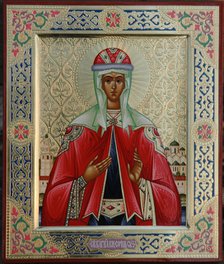 Venerable Sofia of Suzdal. Artist: Russian icon  