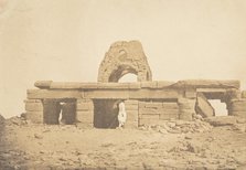 Vue du Temple d'Amada - Coupole ruinée d'une Eglise Copte, April 2, 1850. Creator: Maxime du Camp.