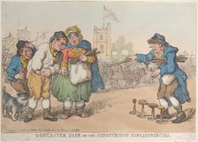 Doncaster Fair or the Industrious Yorkshirebites, 1808-18?., 1808-18?. Creator: Thomas Rowlandson.