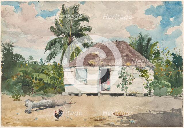 Native hut at Nassau, 1885. Creator: Winslow Homer.