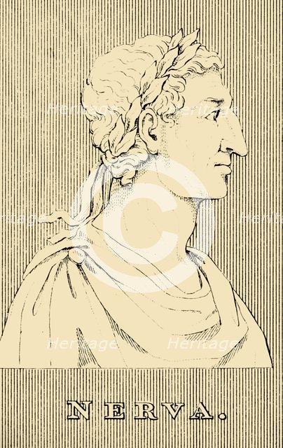 'Nerva', (30-98 AD), 1830. Creator: Unknown.
