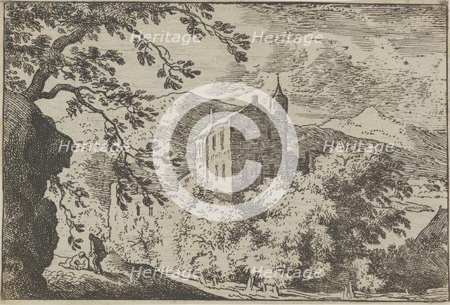 The Large House with the Turret, 17th century. Creator: Allart van Everdingen.