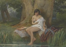Woman bathing, 1830s-1860s. Creator: John White Abbott.