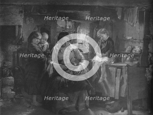 His Only Pair, 1860, (1917). Artist: Thomas Faed.