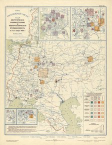 Power engineering and electrical industry as of January 1, 1933, 1934. Creator: Mikhail Alekseevich TSvetkov.