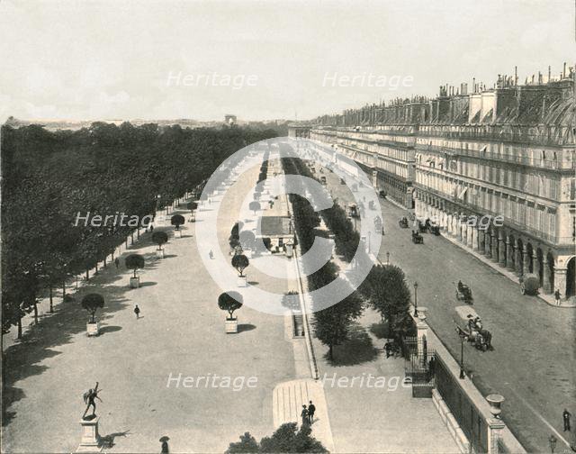 The Rue de Rivoli, Paris, France, 1895.  Creator: Unknown.