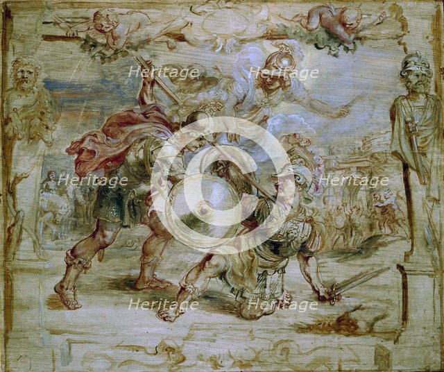 The death of Hector, 1630-1635. Artist: Rubens, Pieter Paul (1577-1640)