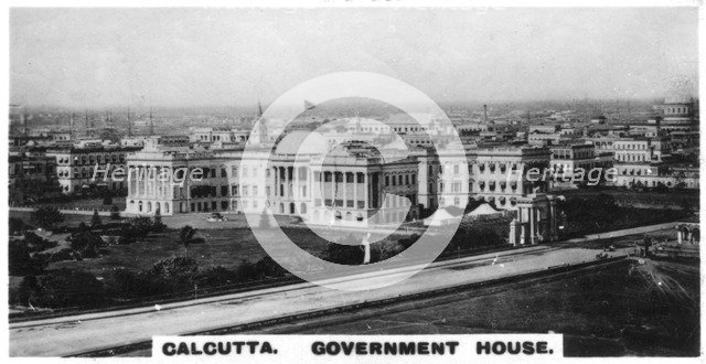 Government House, Calcutta, India, c1925. Artist: Unknown