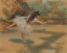 Danseuse sur une pointe (En pointe dancer), ca 1877. Creator: Degas, Edgar (1834-1917).