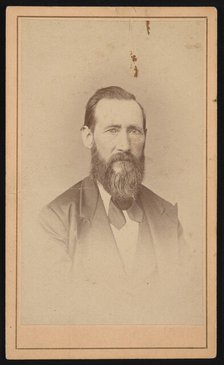Portrait of Dr. George Vasey (1822-1893), 1872. Creator: Ulke Bros.