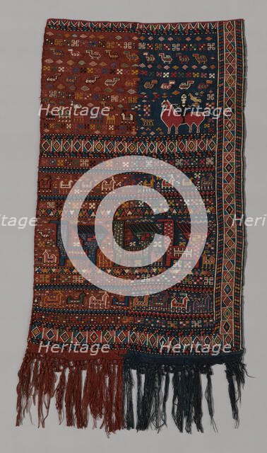 Saddle Cover, Caucasus, 19th century. Creator: Unknown.