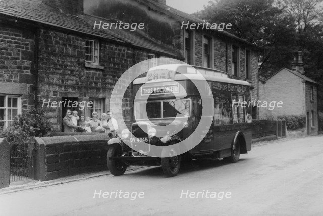 1933 Bedford 2 ton WLG truck used as a travelling shop, c1933. Artist: Unknown