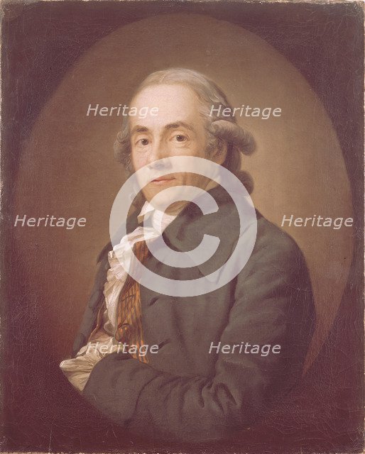Portrait of Christian Friedrich Voss (1724-1795). Artist: Graff, Anton (1736-1813)
