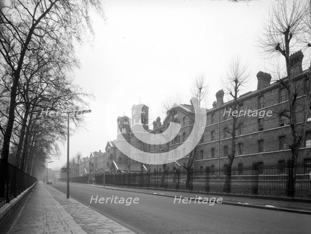 Chelsea Barracks, Chelsea Bridge Road, Westminster, London, 1960. Artist: Unknown