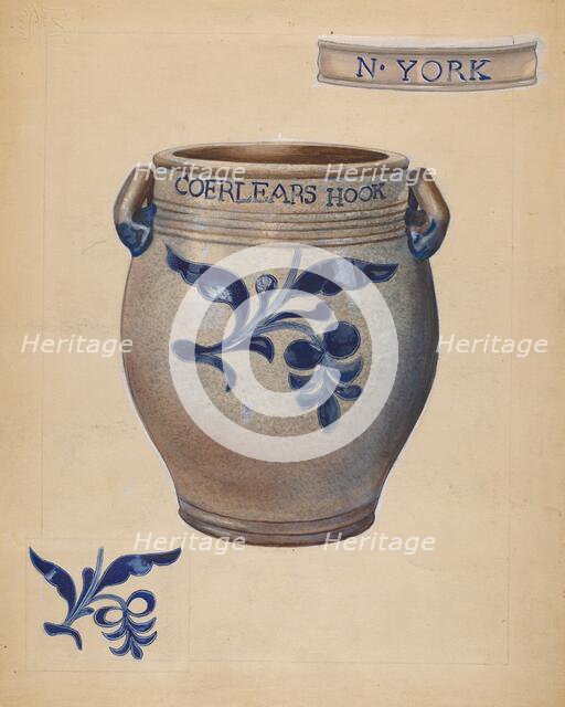 Jar, c. 1937. Creator: Giacinto Capelli.