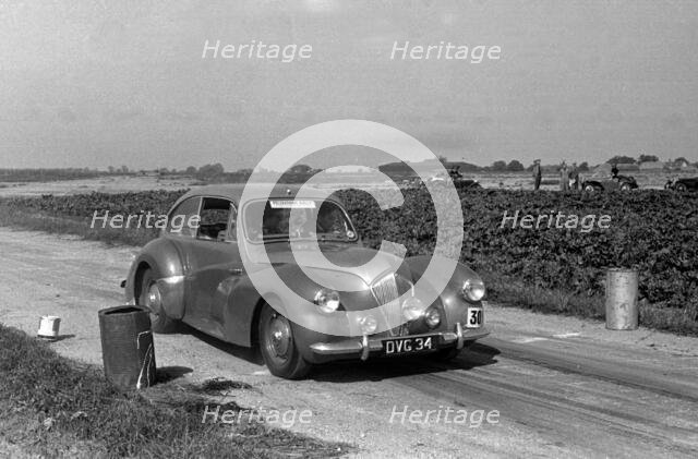Healey Elliott competing in the Felixtowe Rally, 1952. Creator: Unknown.