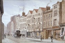 Fetter Lane, City of London, c1875. Artist: John Phillipps Emslie