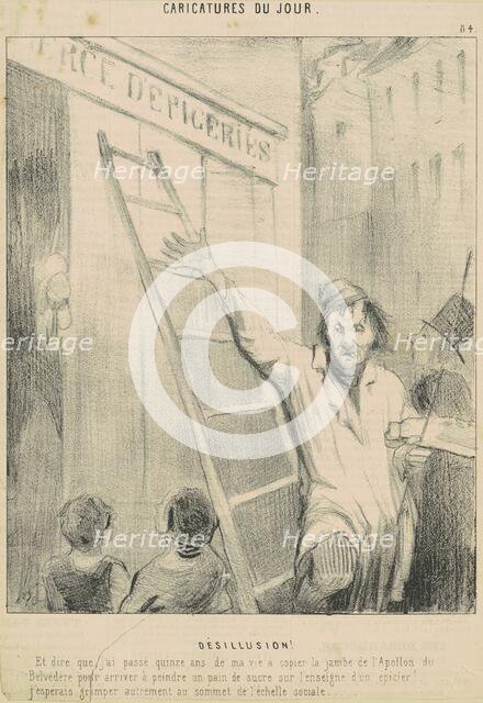 Désillusion!, 19th century. Creator: Honore Daumier.