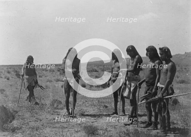 Snake gathering [C]-Hopi, c1907. Creator: Edward Sheriff Curtis.
