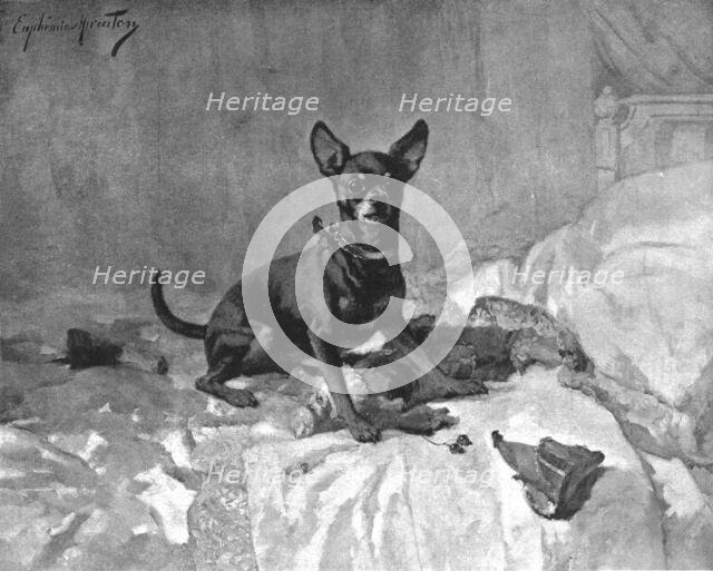 ''Mischief" after Madame Euphemie Muraton', 1890. Creator: Unknown.