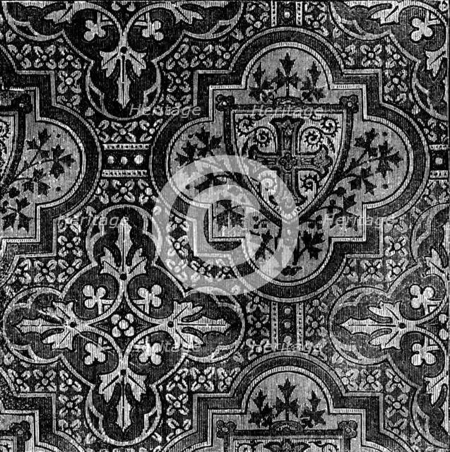 The International Exhibition - Wallpaper by Messrs. Scott, Cuthbertson and Co., 1862. Creator: Unknown.