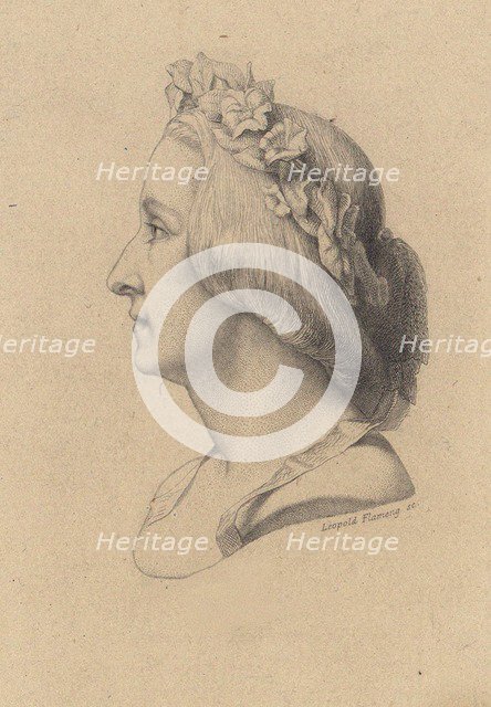 Portrait of Marie d'Agoult (1805-1876), .