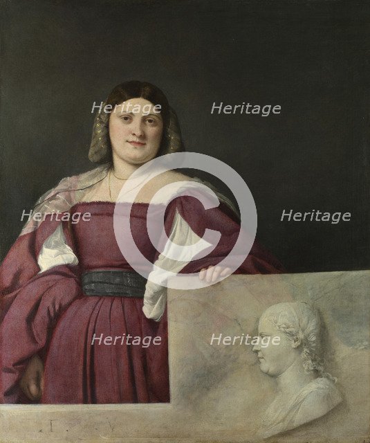 Portrait of a Lady (La Schiavona), c. 1510. Artist: Titian (1488-1576)