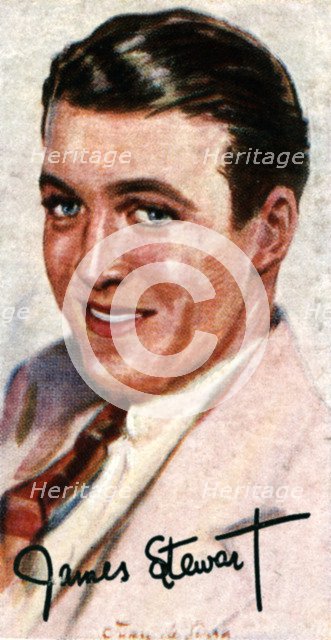 Jimmy Stewart, (1908-1997), Academy Award winning American film and stage actor, 20 Artist: Unknown