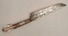 Knife, French or Spanish, ca. 1300-1350. Creator: Unknown.