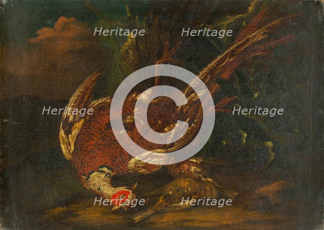 Still Life with Guinea Fowl, 1730-1750. Creator: Unknown.