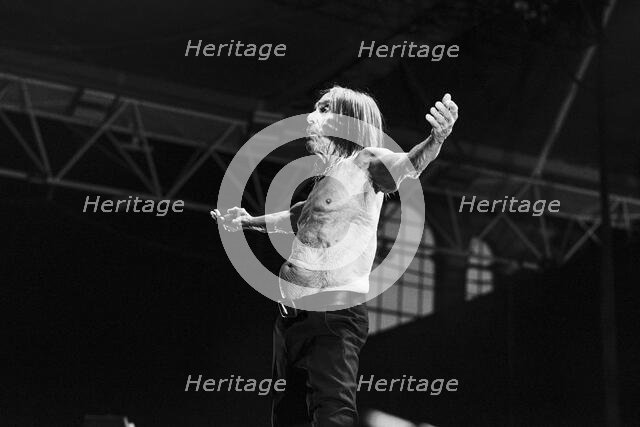Iggy Pop performing live at the Alexandra Palace, London, 28 May 2025. Creator: Annapaola Marchesani.