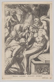 The Lamentation, 1598-1632. Creator: Raphael Sadeler.