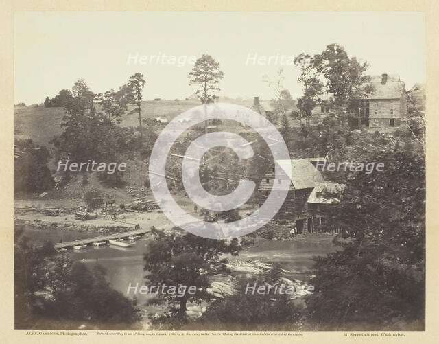 Jericho Mills, North Anna, Virginia, May 1864. Creator: Alexander Gardner.