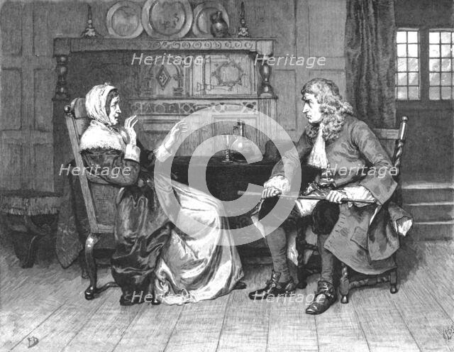 Scene from "Urith: A Tale of Dartmoor", By Sabine Baring Gould, M. A., 1890. Creator: Frank Dadd.