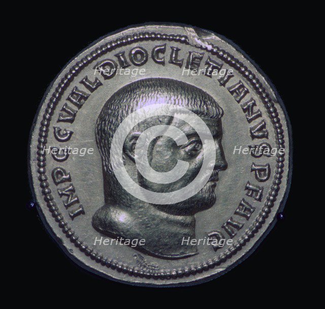 Gold coin of Diocletian, 3rd century BC. Creator: Unknown.