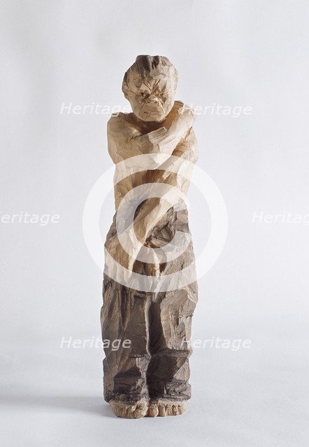 Inspecting the military recruit.  Artist: Torkel Lindeberg