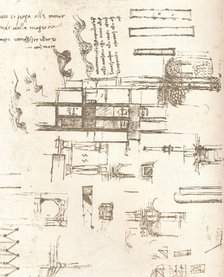 Drawing of projects for castles and villas, c1472-c1519 (1883). Artist: Leonardo da Vinci.